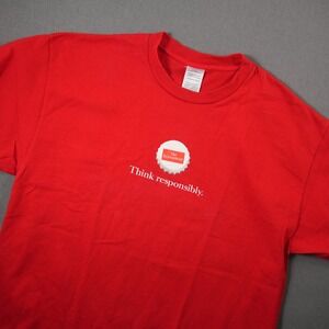 Vintage The Economist Think Responsibly Journalism Delta Pro Weight T-Shirt L